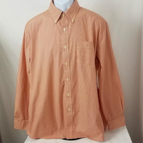 Mens W.H Belk Button Down Dress Shirt Size XL - Picture 1 of 4